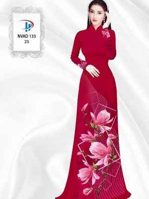 Vải Áo Dài Hoa In 3D AD NVAD133 43